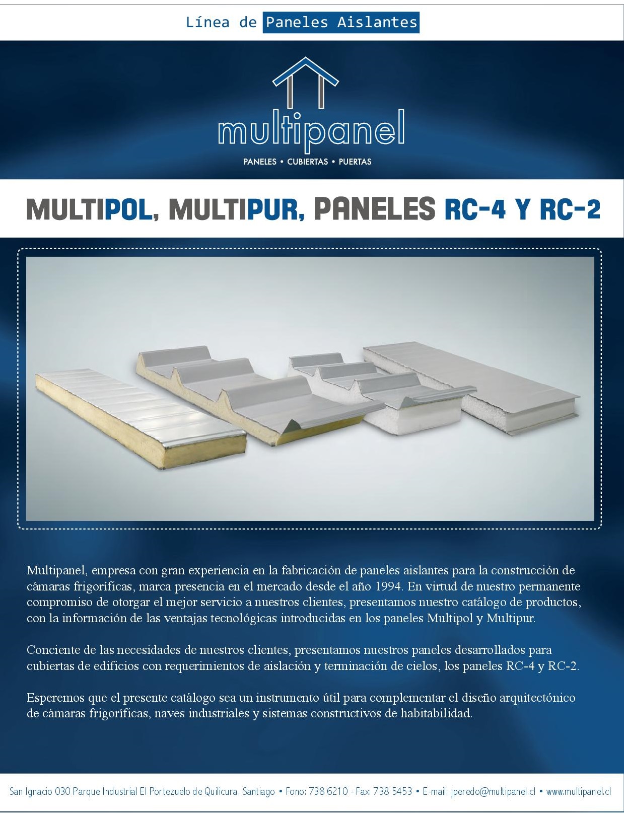 Cubierta Tipo PV-4 (Koverpanel - RC4)